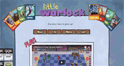 Desktop Screenshot of littlewarlock.com