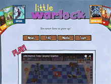 Tablet Screenshot of littlewarlock.com